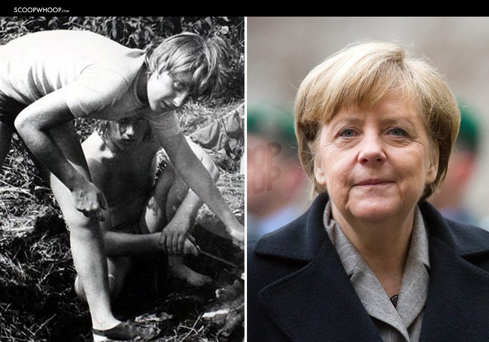 Angela Merkel Young See Vintage Photos Of A.
