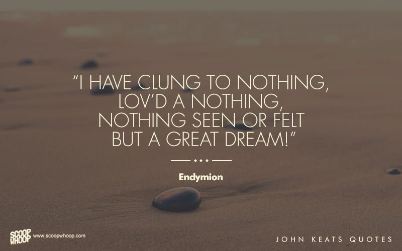 18+ Beauty John Keats Quotes Gif