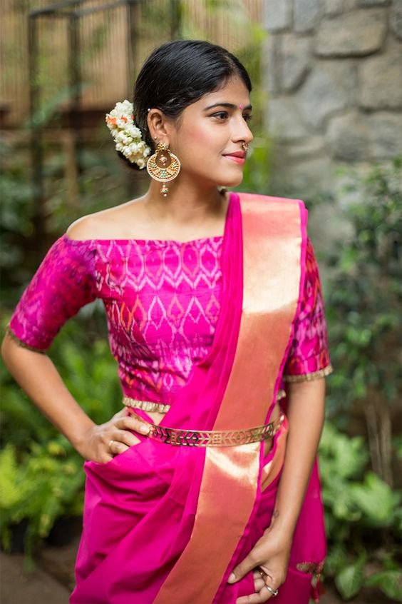 Saree draping clearance ideas