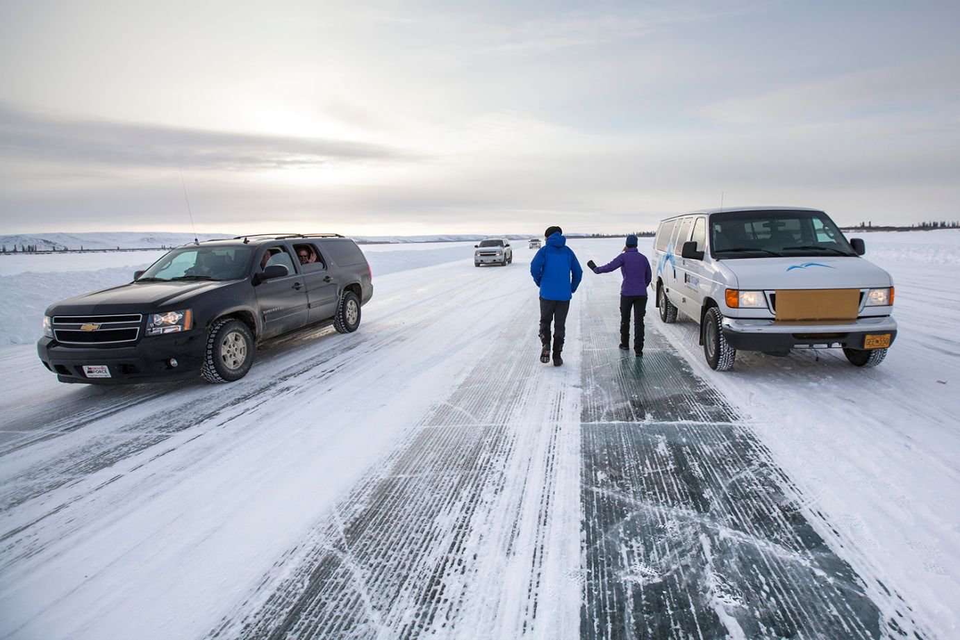 Nature Is Full Of Surprises But These ManMade Ice Roads In Canada Are