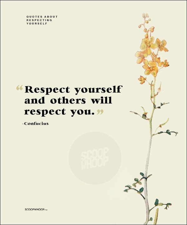 21 Quotes On Self Respect 