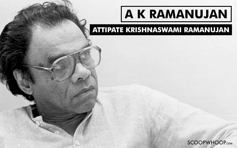 Image result for a k ramanujan