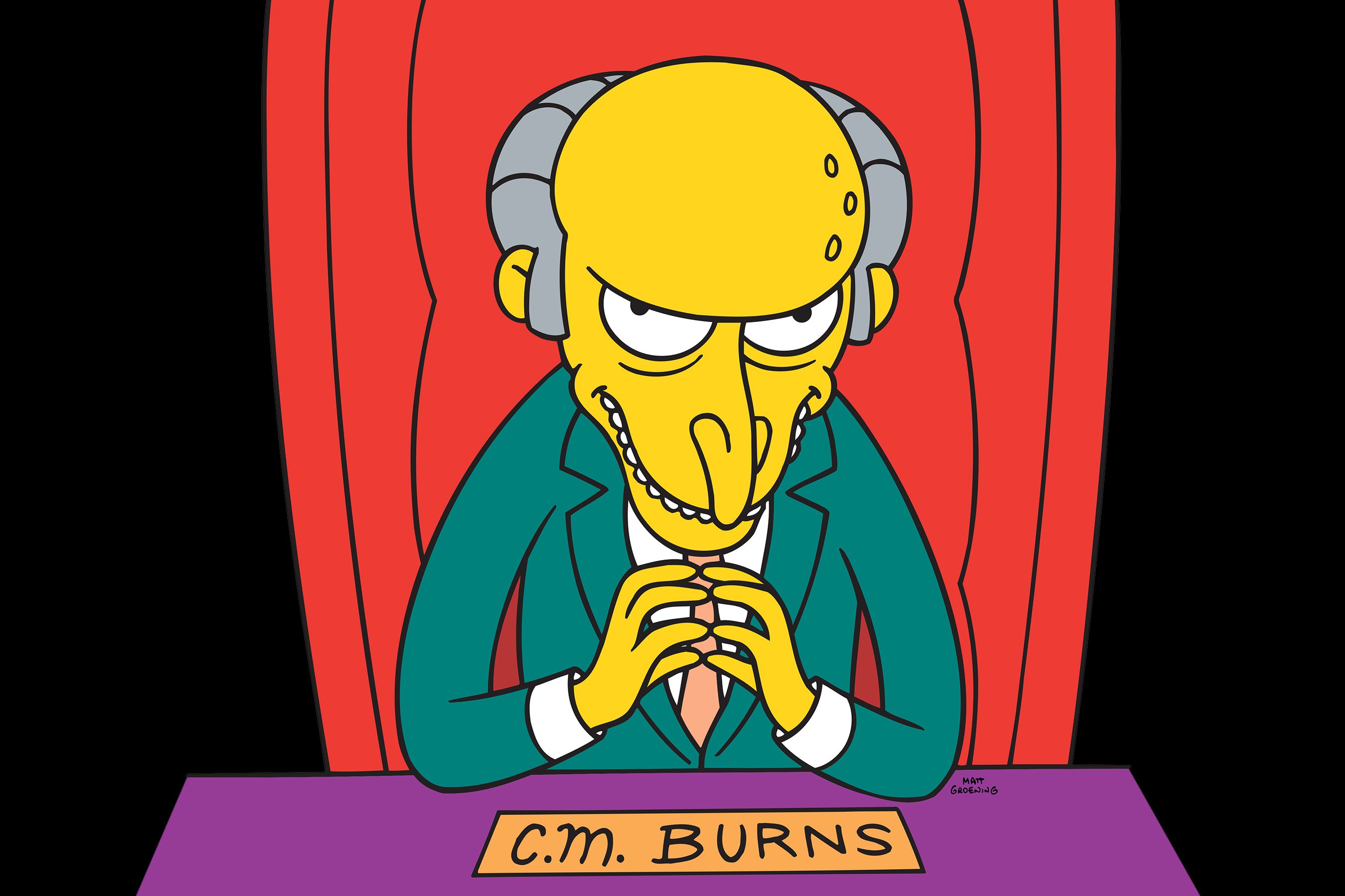 1. Mr. Burns - The Simpsons.