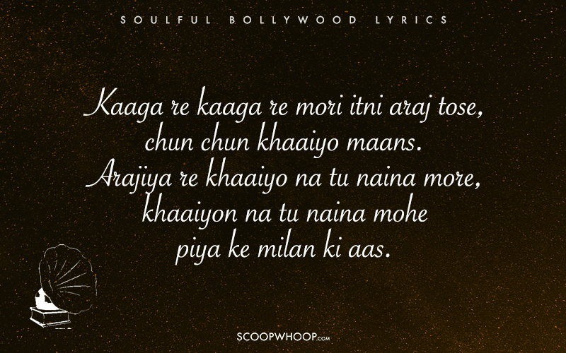 Best Hindi Song Lyrics Soulful Bollywood Songs