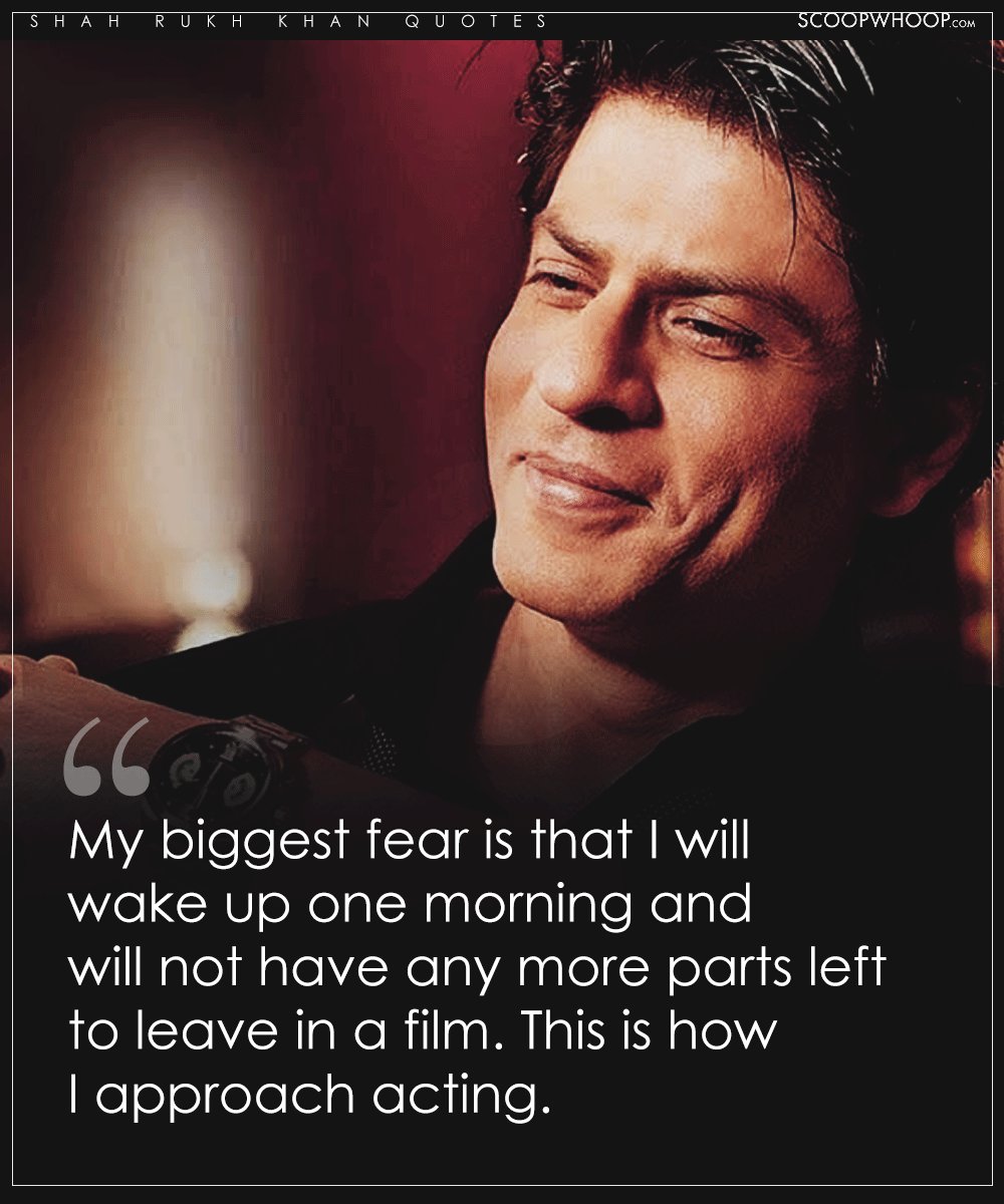 Profound Shah Rukh Khan Quotes