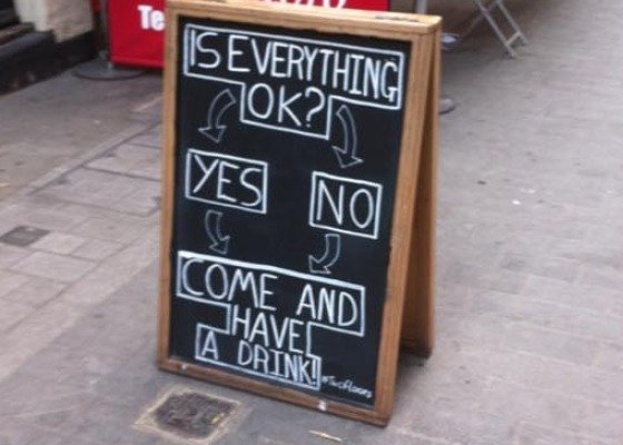 17 Hilarious Chalkboard Signs Outside Restaurants & Bars That’ll Make ...