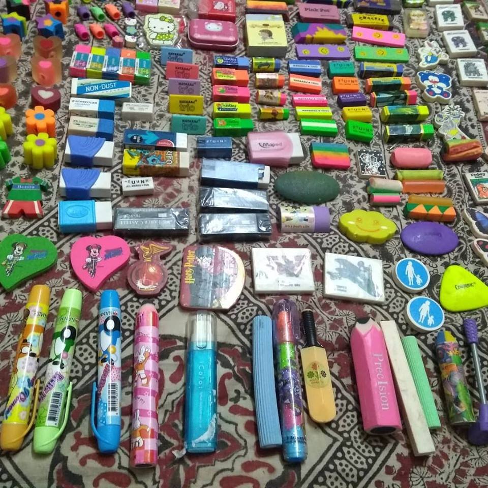 This Chennai Girl Is Giving Her Collection Of 300 Erasers For Free ...