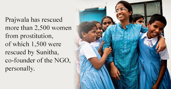 The Inspiring Story Of Sunitha Krishnan Founder Of Prajwala An Ngo 