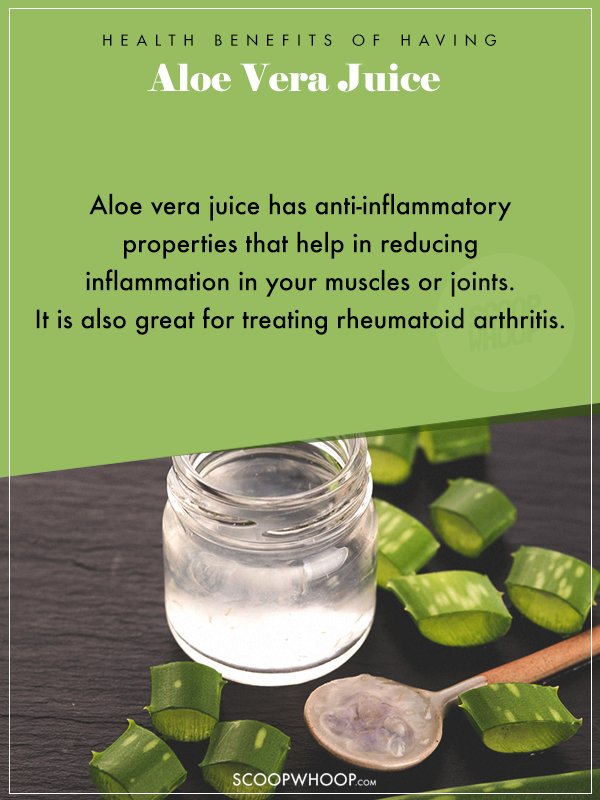 benefits of drinking aloe vera drink