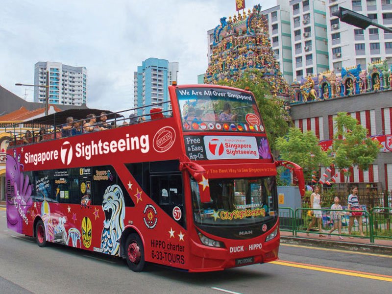 singapore airport tourist bus