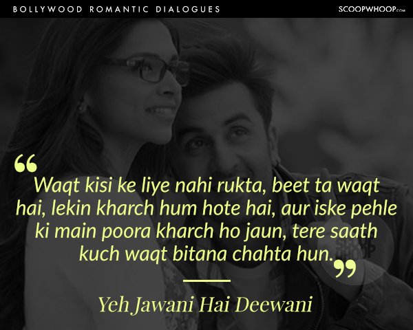 30 Romantic Dialogues From Bollywood Films That Beautifully