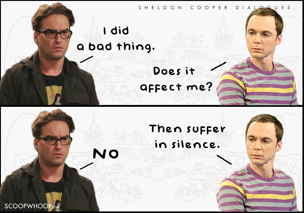 If You’re A Sucker For Dry Wit, These Sheldon Cooper Dialogues Could ...