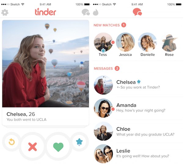 tinder swipes not registering