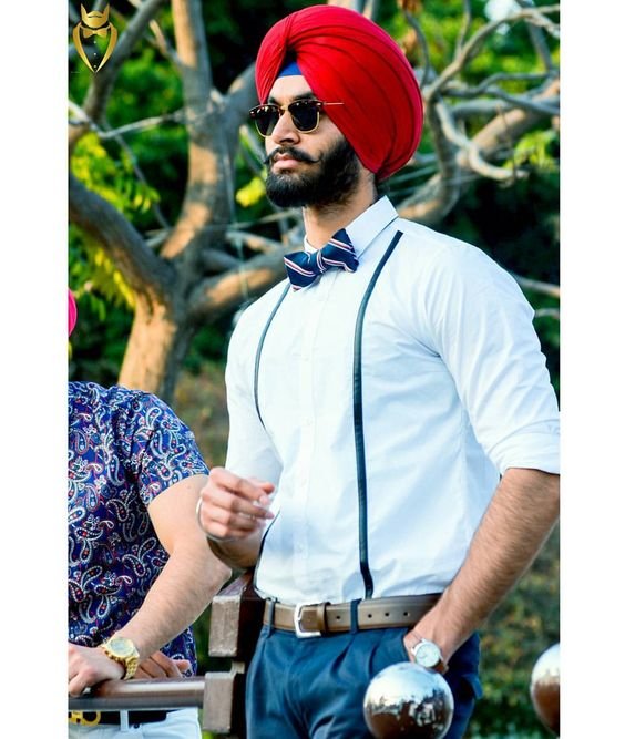 pant shirt with turban