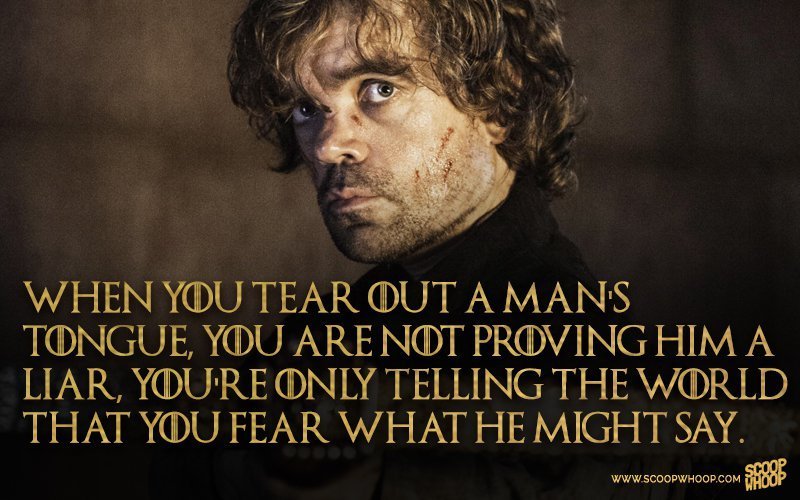 tyrion lannister quotes your in the big