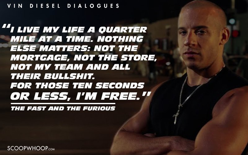 12 Vin Diesel Dialogues That Prove He’s Hollywood’s Ultimate Badass