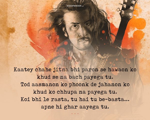 20 Hauntingly Beautiful Verses From Rockstar That Are No 