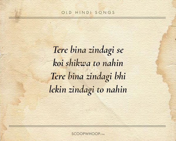 Old Hindi Song Lyrics For Instagram Captions Postgramtech