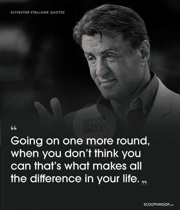 24 Inspirational Quotes By Sylvester Stallone