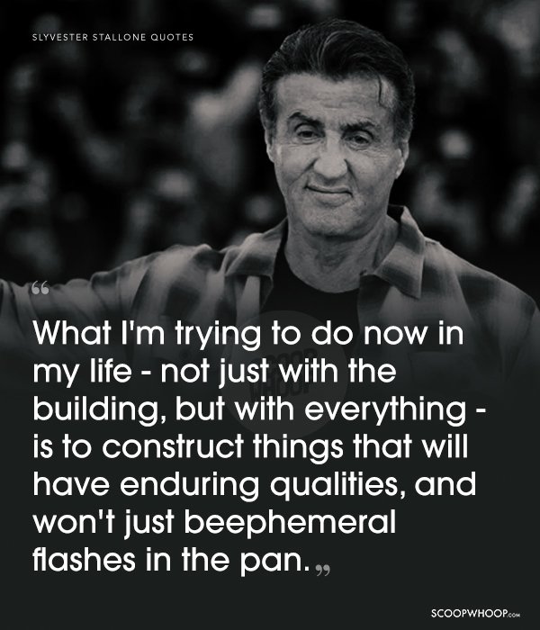 24 Inspirational Quotes By Sylvester Stallone