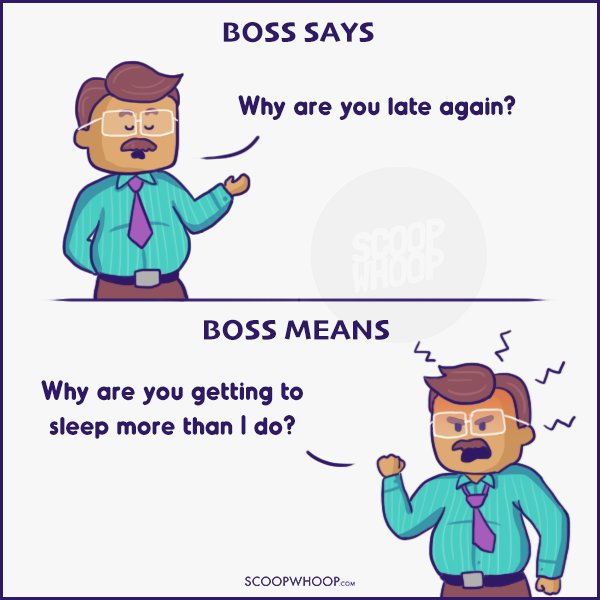 17 Posters That Tell You the Difference Between What Your Boss Says ...