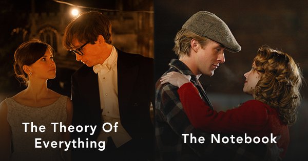 13 Romantic Hollywood Movies Inspired By Real Life Love Stories