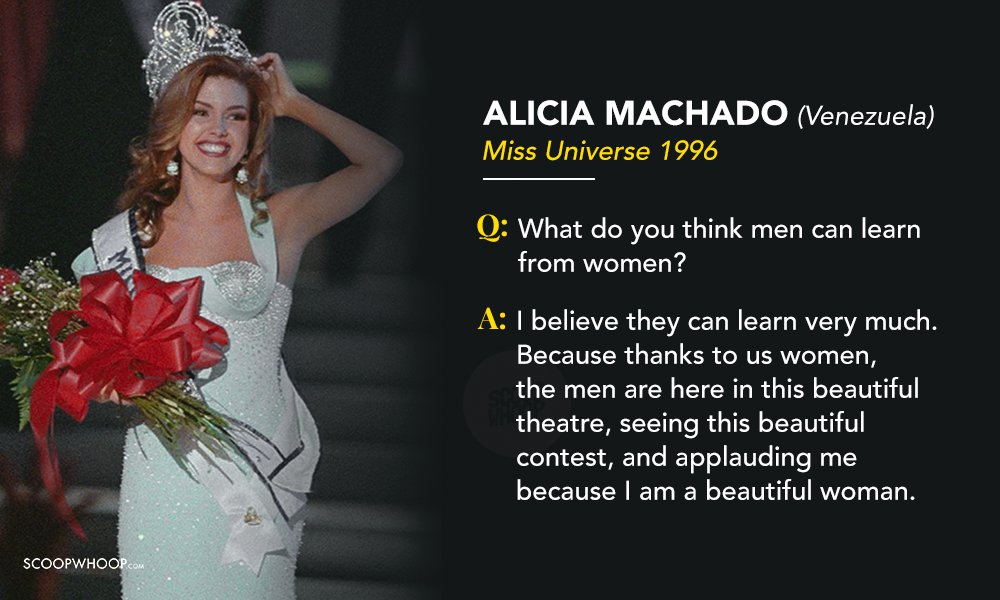 12 Answers By Beauty Pageant Winners Over The Years That Won Them The Crown And Our Hearts