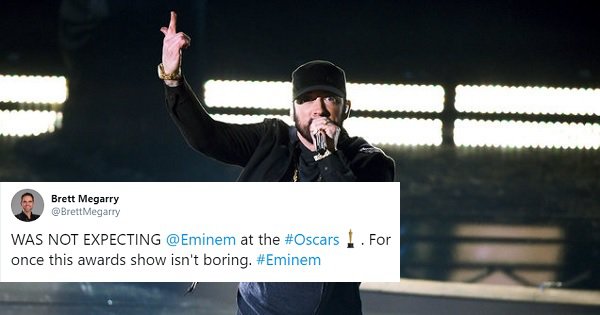 Oscars 2020 Eminem Performs Lose Yourself At The Oscars 18 Years After Winning One 6637