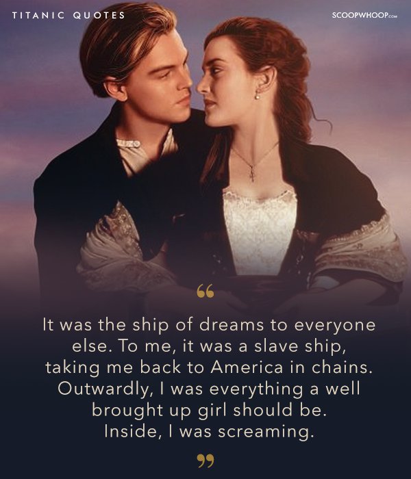 14 Quotes From 'Titanic' That Will Continue To Remain Unsinkable For