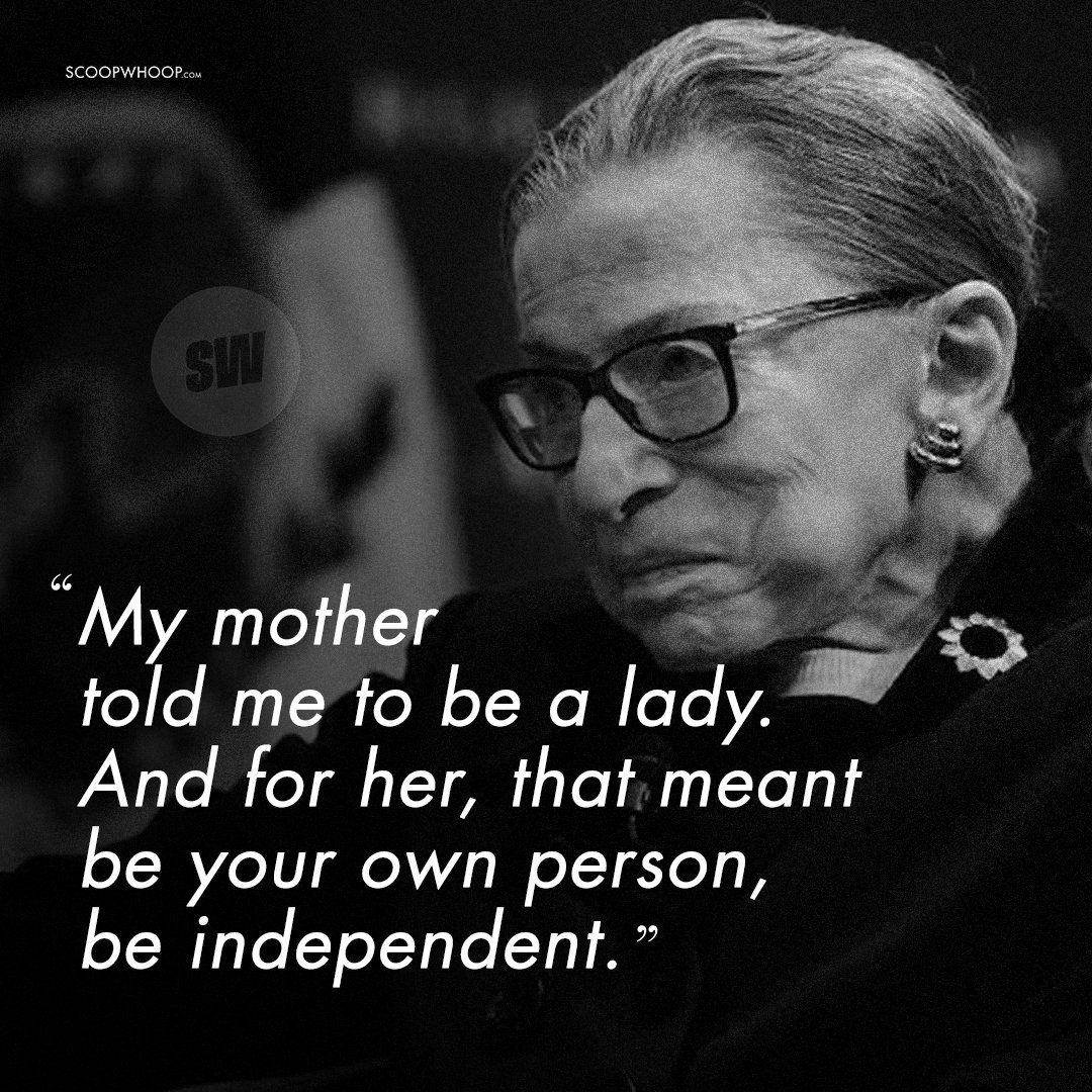 19 Empowering Quotes From The Badass RBG That Will Continue To Inspire ...