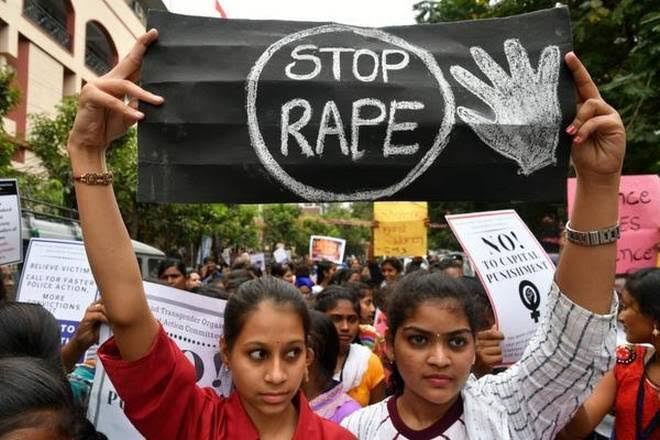 Protest against rape