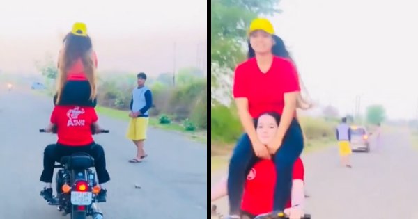 Heres How This Viral Bike Stunt By These Women Earned Them Followers