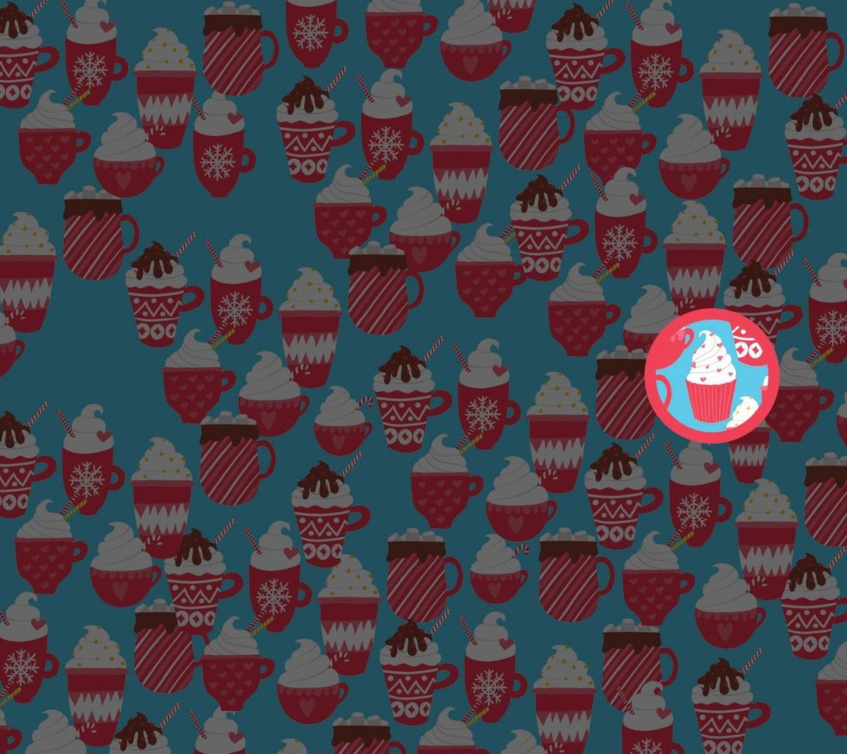 find the hidden cup cake 