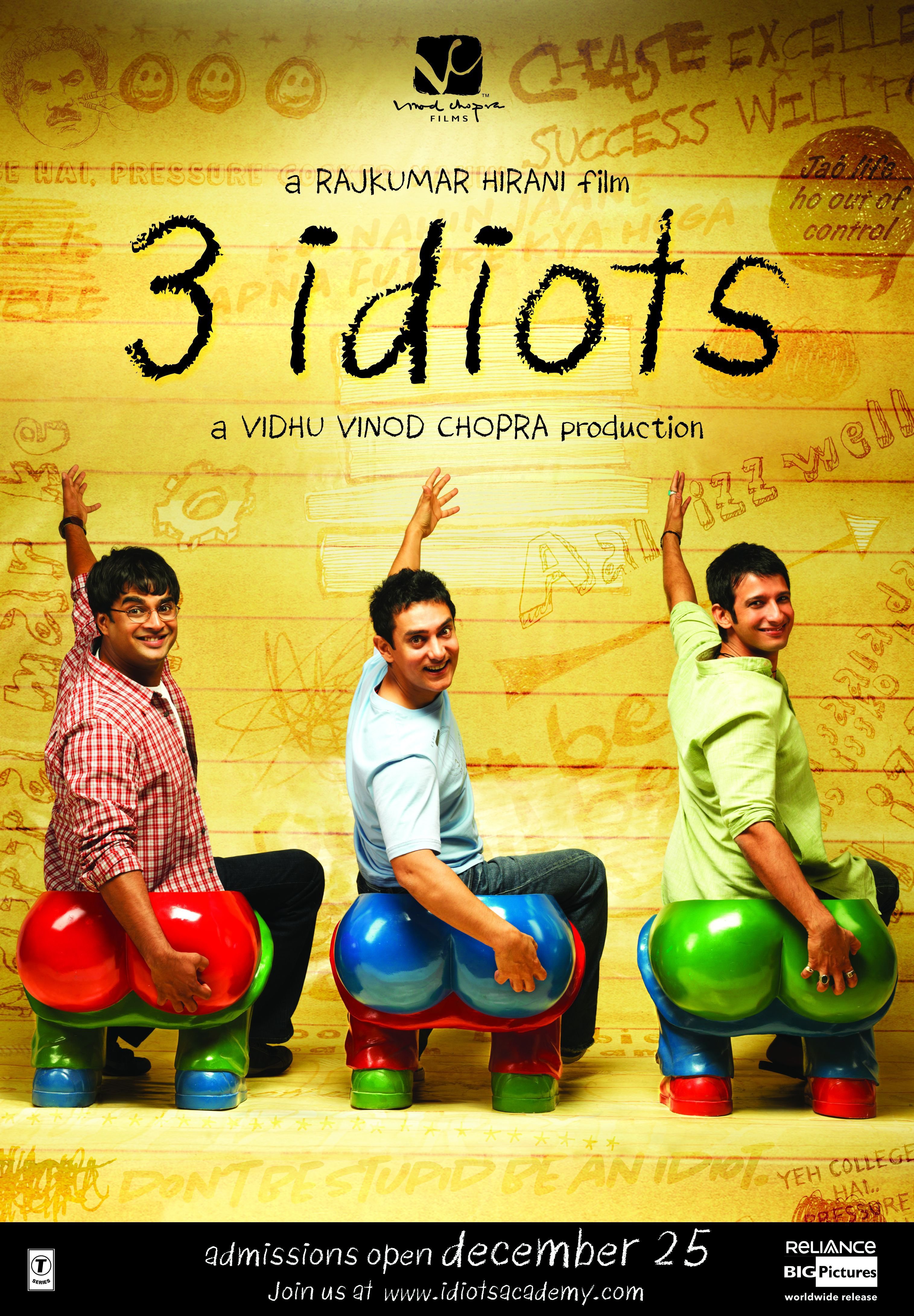 3 Idiots Movie Poster