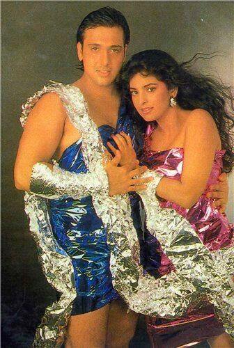 Govinda and Juhi Chawla
