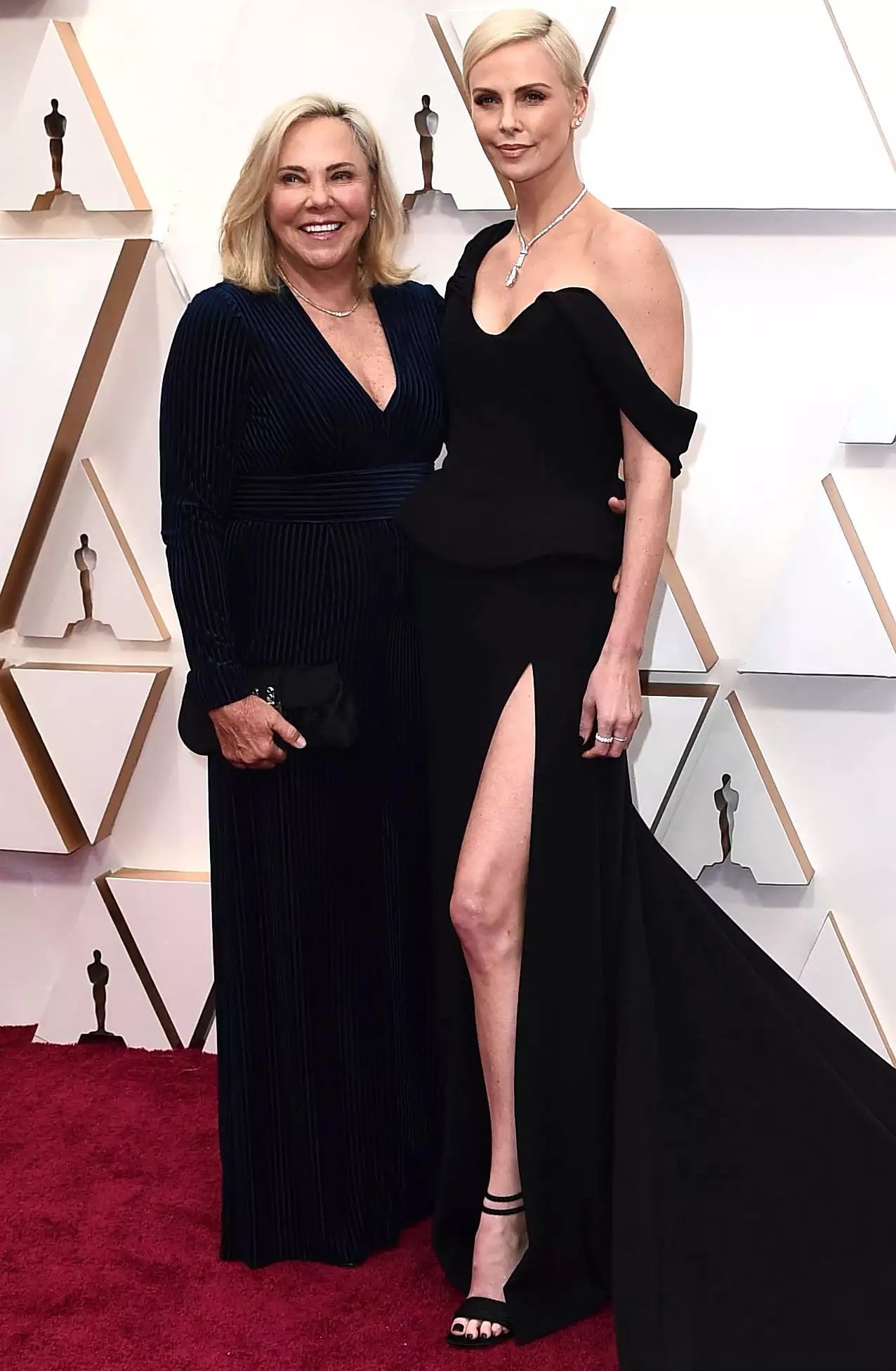 Charlize Theron with her mother Gerda