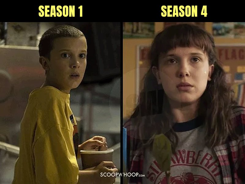 11 stranger things then vs now