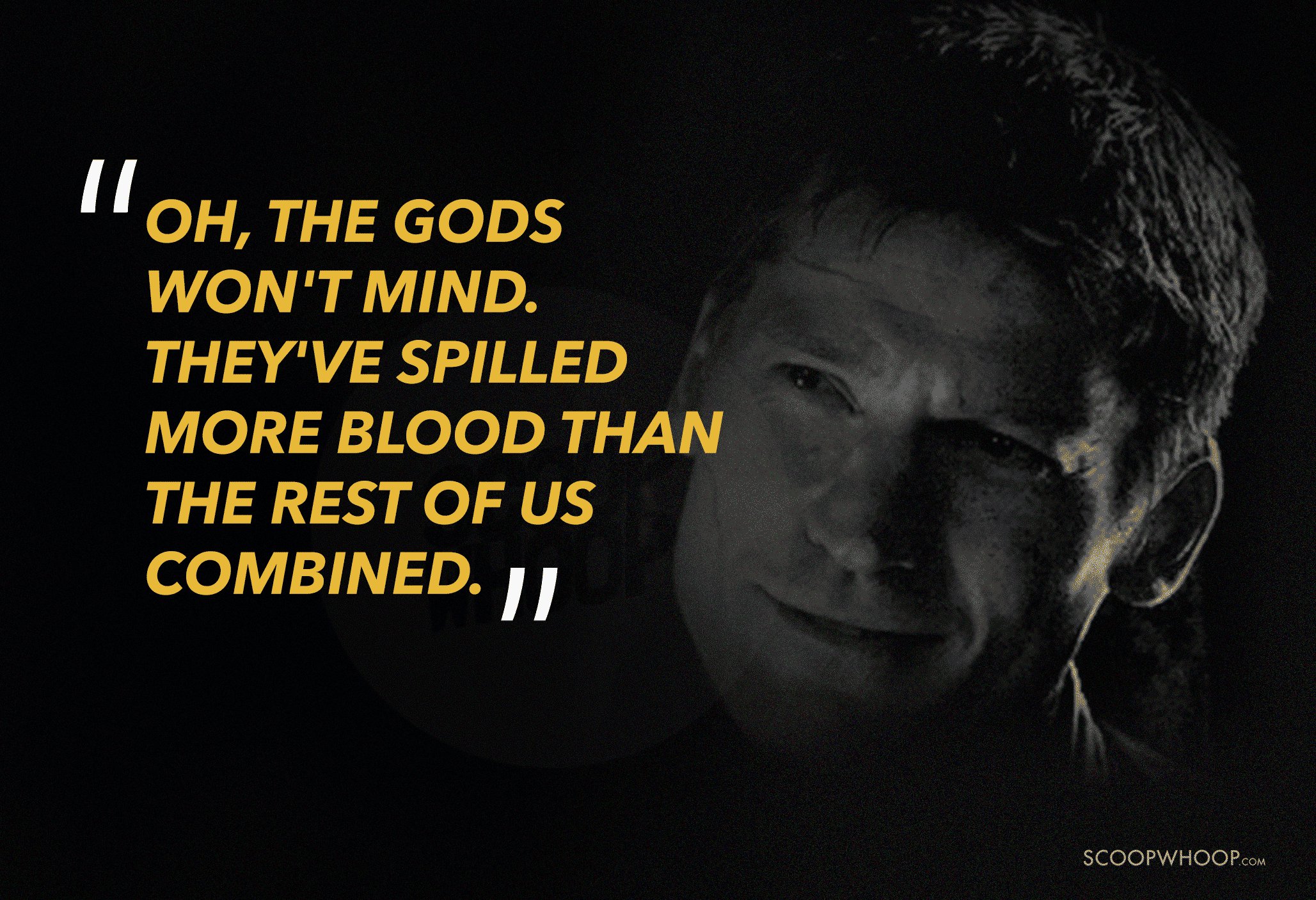 Jamie Lannister in Game of Thrones.