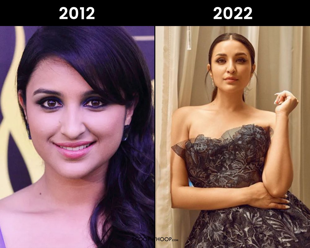 parineeti chopra 2012 vs 2022