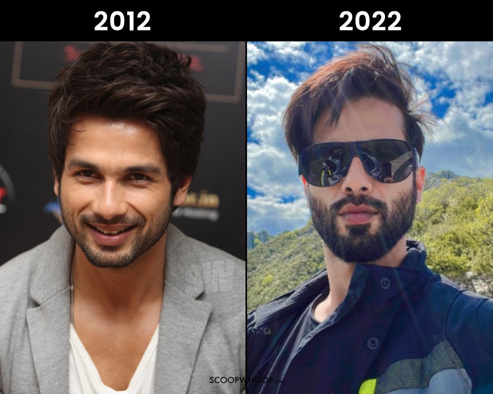 shahid kapoor then vs now