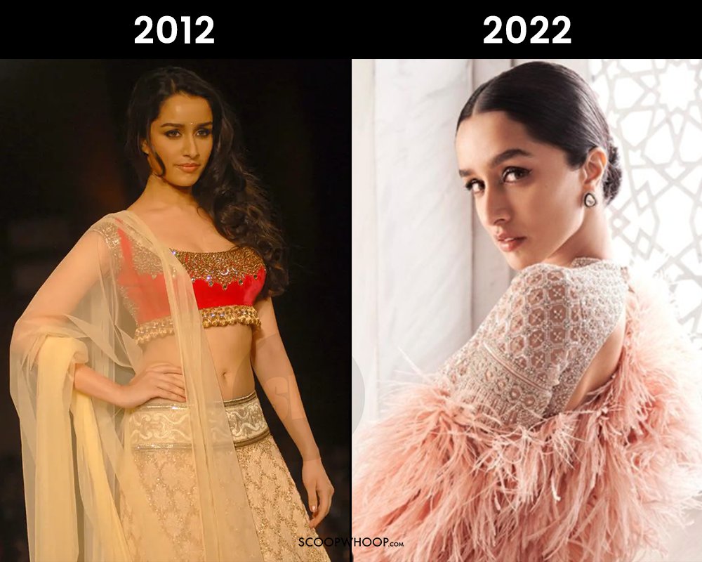 shraddha kapoor then vs now
