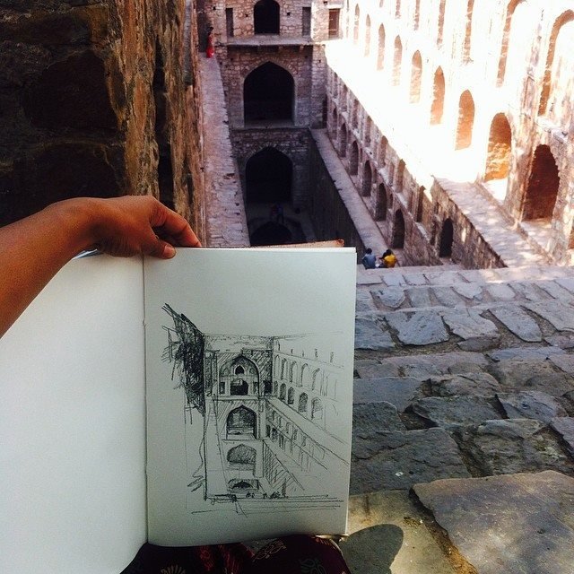 This Woman Drew 50 Sketches Of Iconic Sights Across India In 50 Days