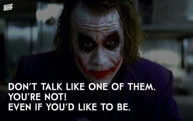 Here Are The Things The Joker Would Say If He Were Your Boyfriend