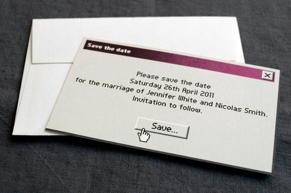 31 Creative Wedding Invitation Cards That Deserve A Thumbs Up