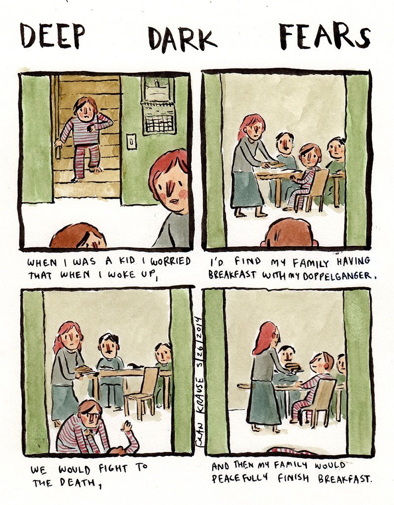 These 26 Comic Strips Depicting People's Deep Dark Fears Will Really ...